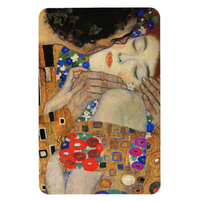 Ímã O Beijo (Detalhe) Gustav Klimt (Vertical)
