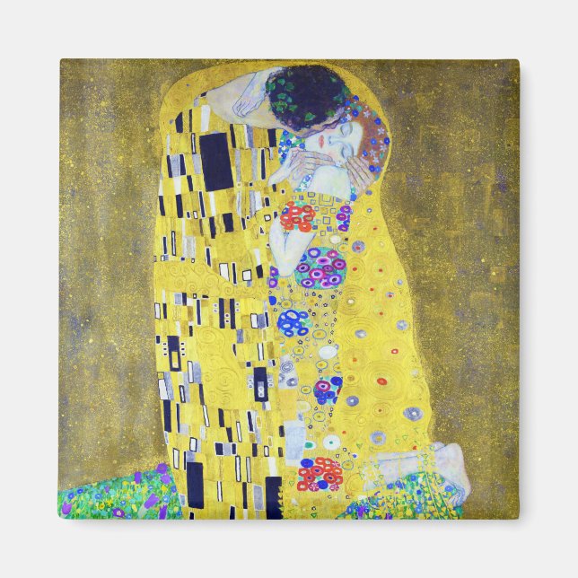 Imã O Beijo, Gustav Klimt (Frente)