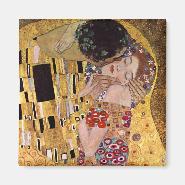 Imã O Beijo, Gustav Klimt (Frente)