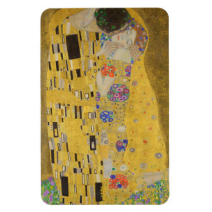 Ímã O Beijo, Pintura a Óleo Art Nouveau, Gustav Klimt