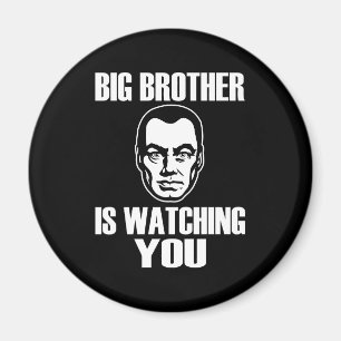 Imã O big brother está olhando-o