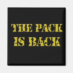 Imã o bloco está para trás texto do queijo