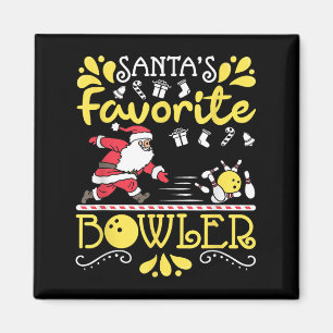 Imã O Boliche Favorito do Papai Noel Papai Noel Bolich