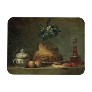 Ímã O bolo frito ou a sobremesa, 1763 (óleo em canvas