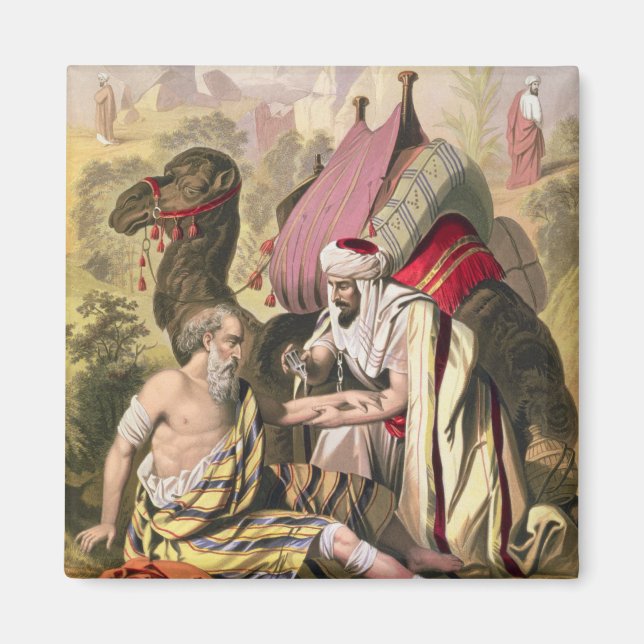 Imã O Bom Samaritano, de uma bíblia impressa por Edwar (Frente)