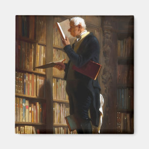 Imã O Bookworm Carl Spitzweg Art