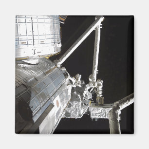 Imã O braço robótico do experimento japonês Modu 2