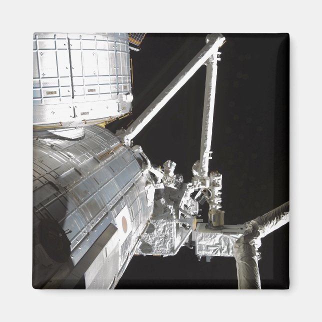 Imã O braço robótico do experimento japonês Modu 2 (Frente)