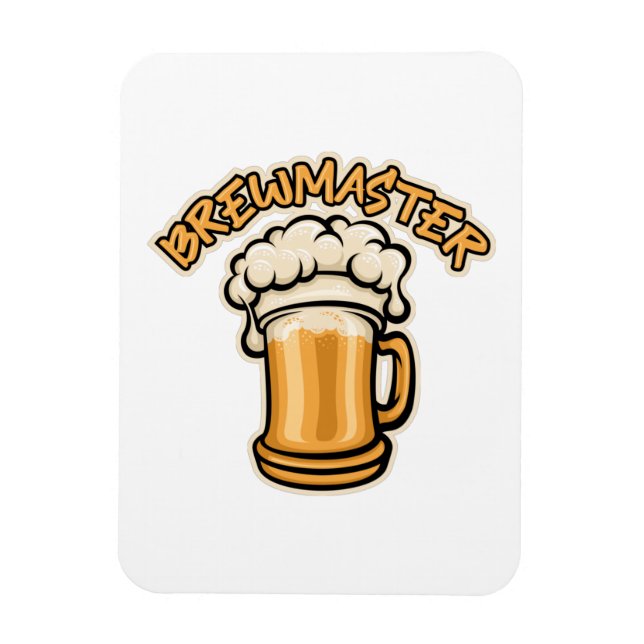 Ímã O Brewmaster precisa de uma caneca de cerveja (Vertical)