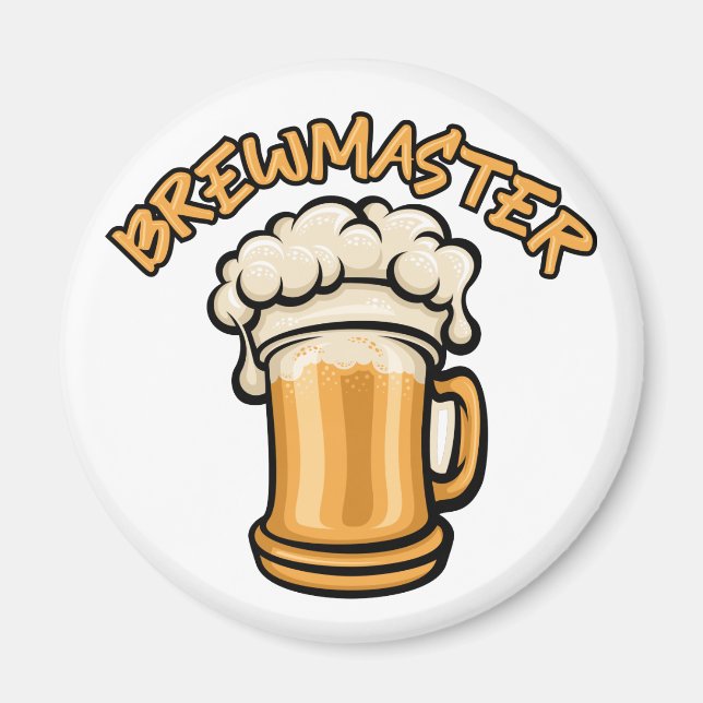 Imã O Brewmaster precisa de uma caneca de cerveja (Frente)