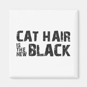 Imã O cabelo do gato é o preto novo