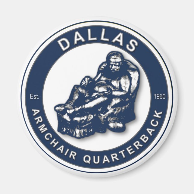 Imã O Caçador QB Dallas de Futebol (Frente)
