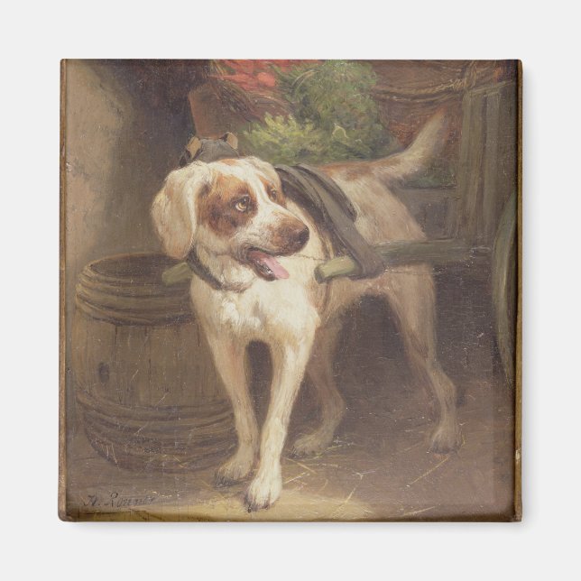 Imã O Cachorro do Cultivo (óleo no painel) (Frente)