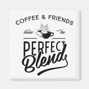 Imã O café e os amigos fazem a mistura perfeita