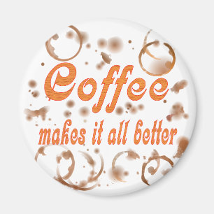 Imã O café fá-lo toda melhor