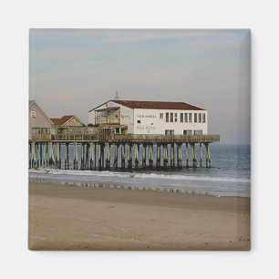 Imã O Cais na Praia Velha do Orchard, Maine