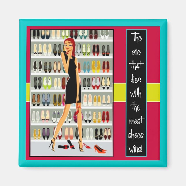 Imã O Calçado Diva Magnet (Frente)