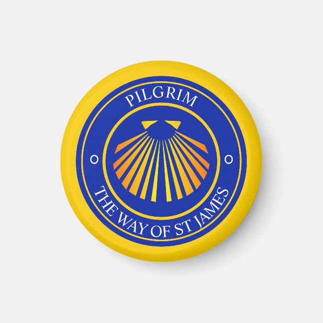 Imã O caminho das Ruas James peregrinos (Frente)