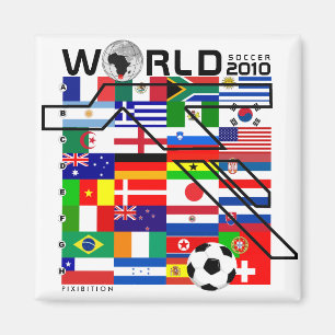 Imã O campeonato do mundo 2010 toda a equipe