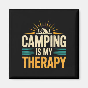Imã O camping é minha terapia