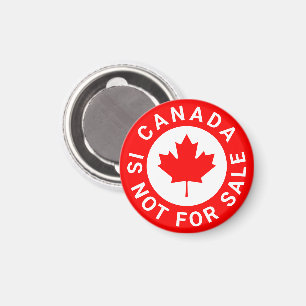 Imã O Canadá não está à venda de texto personalizado d