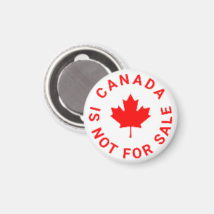 Imã O Canadá não está à venda para a tipografia das fo