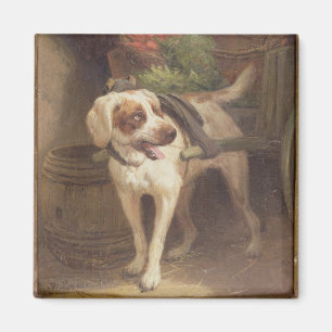 Imã O cão do quitandeiro (óleo no painel)