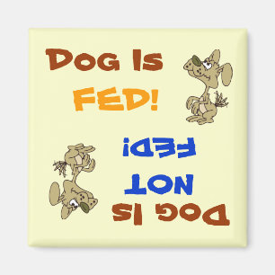 Imã O cão é Fed/não ímã de Fed