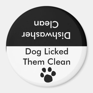 Imã O cão lambeu-os limpos