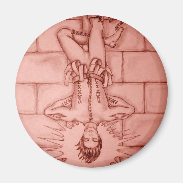 Imã O Cartão de Tarô Homem Prendido (Frente)