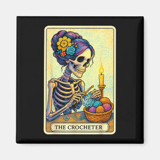 Imã O cartão de tarot da crocheteira