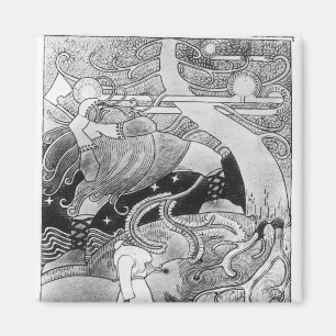 Imã O carvalho enorme é reduzido