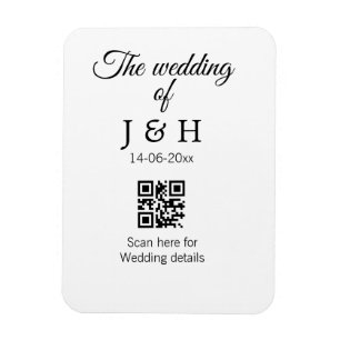 Ímã O casamento de adicionar nome do casal Detalhes da