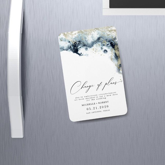 Ímã O Casamento Dourado Das Ondas De Água Altera A Dat (Criador carregado)