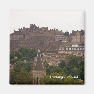 Imã O castelo de Edimburgo na distância personaliza