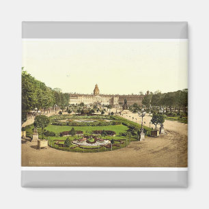 Imã O castelo, Karlsruhe, Baden, Alemanha Photoch raro
