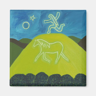 Imã O cavalo branco em Somerset 2011