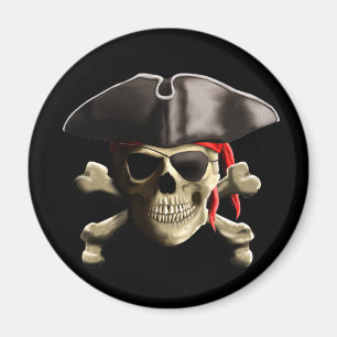 Imã O Caveira Pirata do Jolly Roger