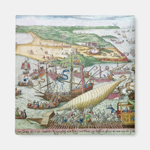 Imã O cerco de Tunes ou de La Goulette por Charles V