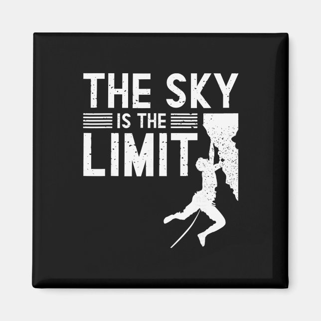 Imã O Céu É o Limite - Escalada Esportiva Indoor (Frente)