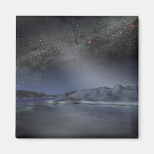 Imã O céu nocturno de um planeta estrangeiro