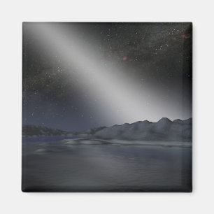 Imã O céu nocturno de um planeta estrangeiro