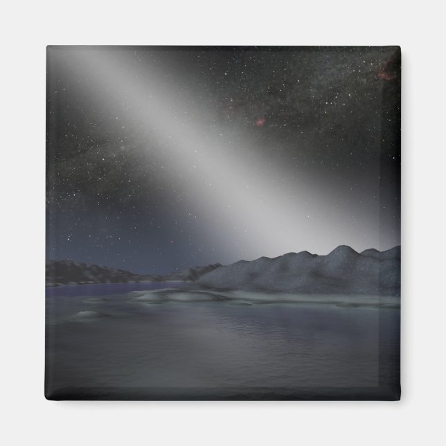 Imã O céu noturno de um hipotético planeta alienígena (Frente)