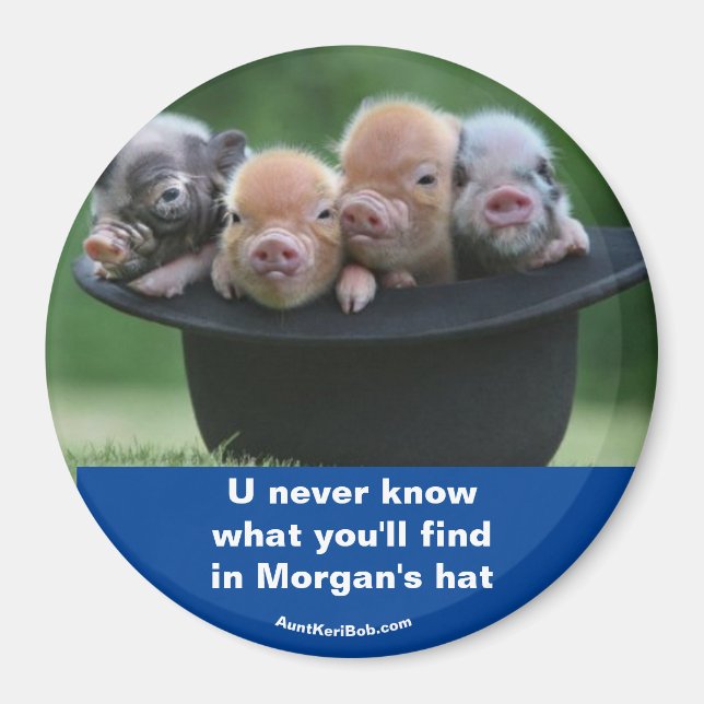 Imã O chapéu de Morgan (Frente)