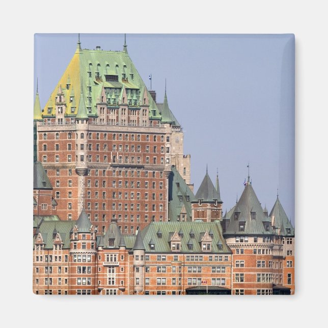 Imã O Chateau Frontenac na cidade de Quebec, Canadá. (Frente)