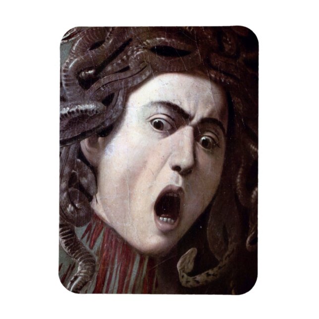 Ímã O Chefe do Medusa por Michelangelo Caravaggio (Vertical)