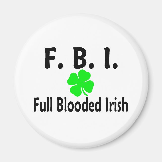 Imã O Cheio do FBI encheu o revólver irlandês (Frente)