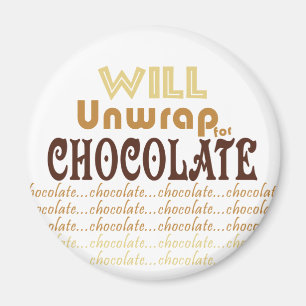 Imã O chocolate desempacota