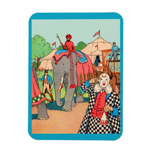 Ímã O circo está vindo para a cidade (Vertical)