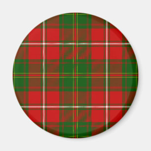 Imã O clã verde e vermelho faz feno o Tartan
